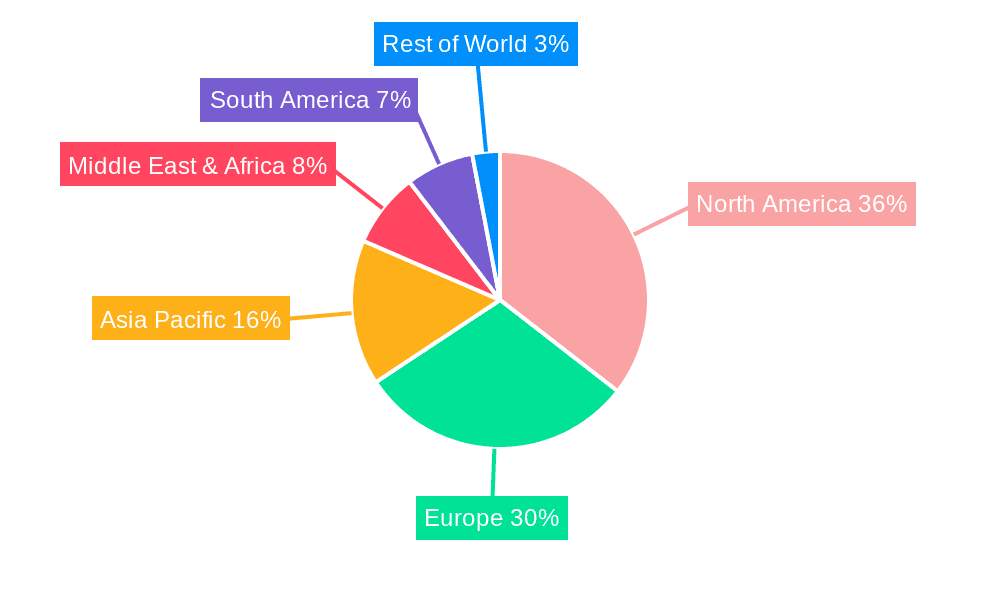 Private Turboprop Planes Market Share by Region - Global Geographic Distribution