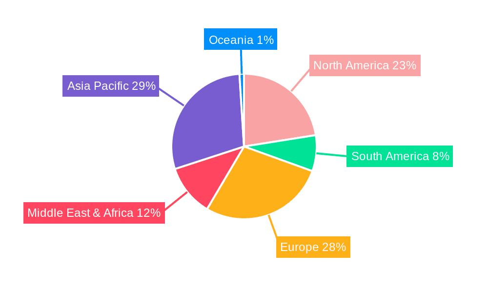 Robotic Focus Cutting Head Market Share by Region - Global Geographic Distribution