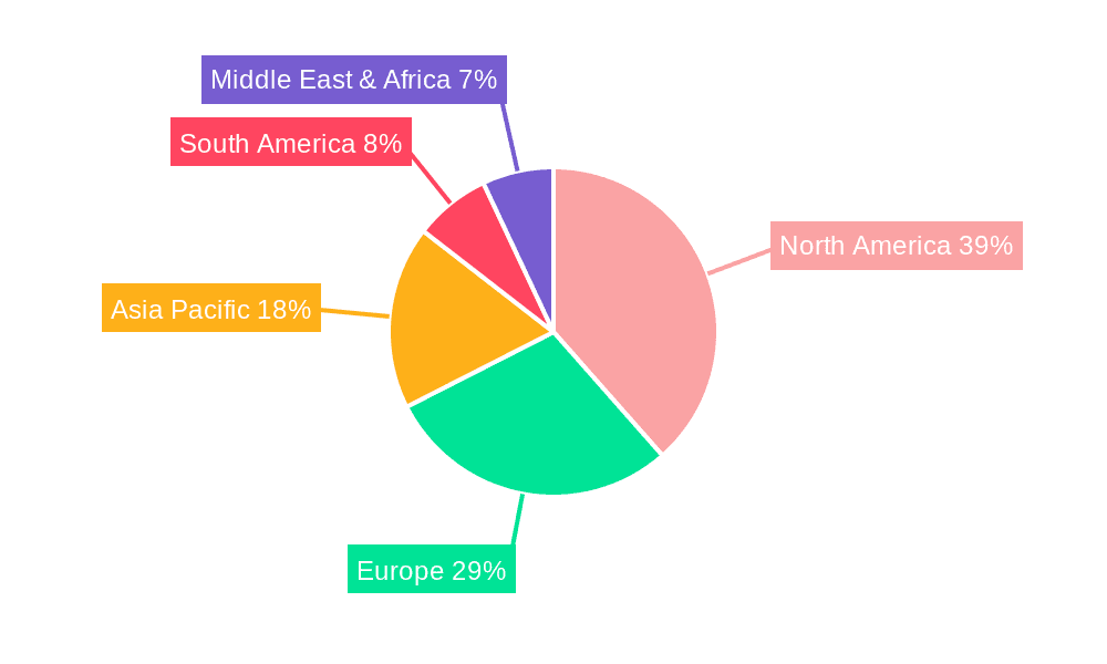 Silicone Gel-Filled Breast Implant Market Share by Region - Global Geographic Distribution