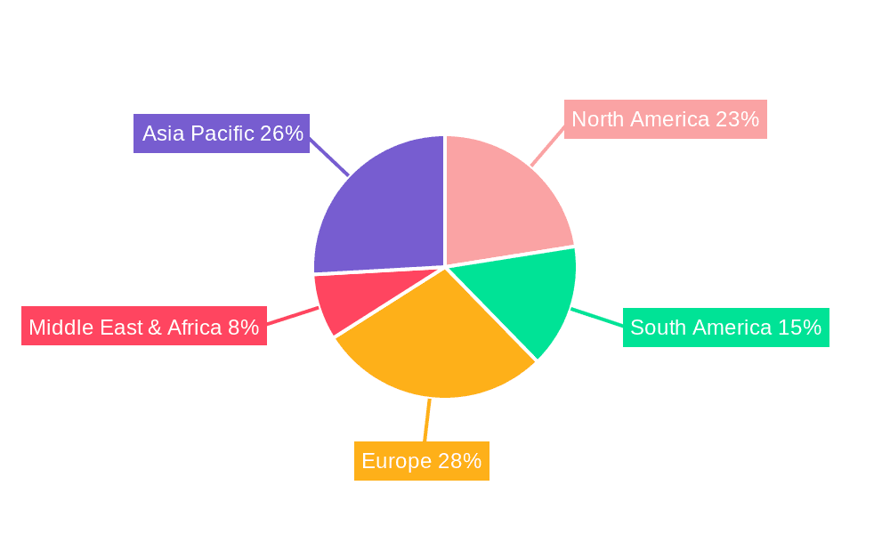 Smart Aquaculture Market Share by Region - Global Geographic Distribution