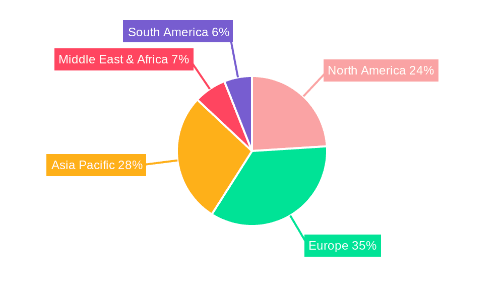 Stone Wool Market Share by Region - Global Geographic Distribution