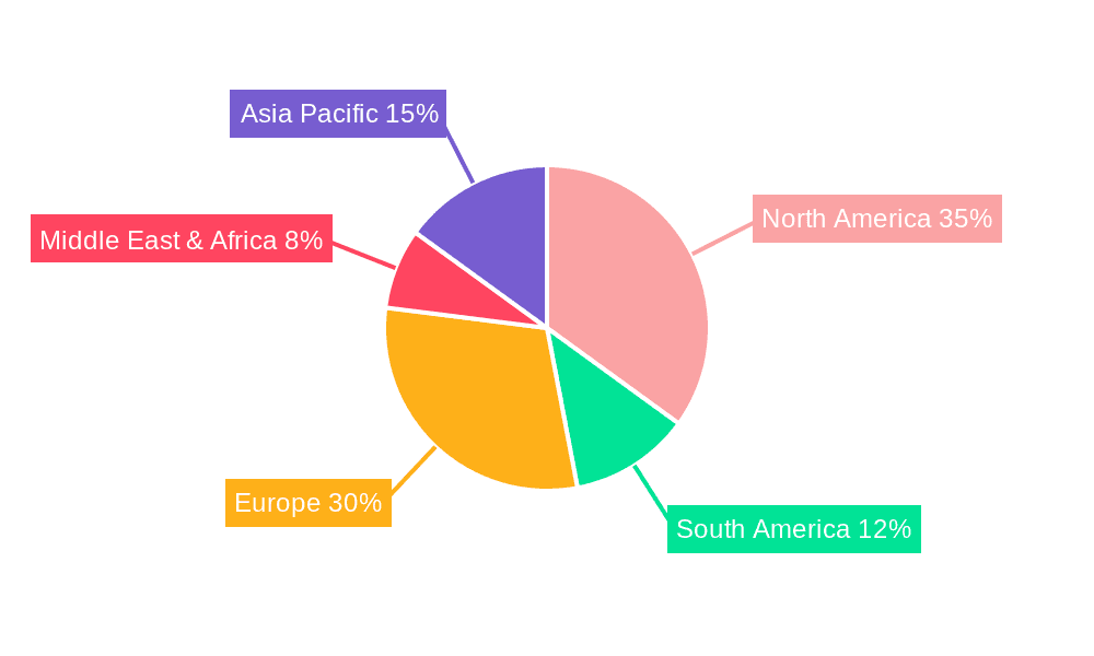Subsea Umbilical Termination Assembly Market Share by Region - Global Geographic Distribution