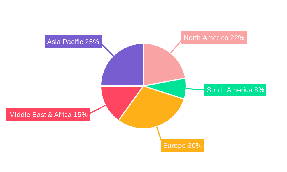 TETRA Digital Walkie Talkie Market Share by Region - Global Geographic Distribution