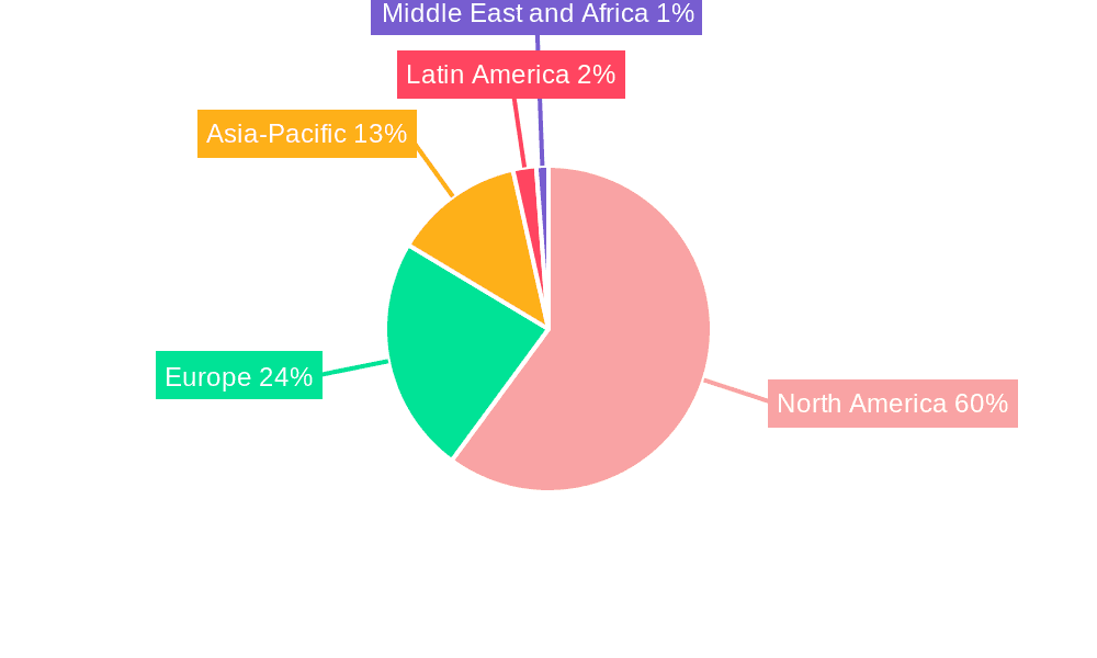 U.S. Carbon Monoxide Market Market Share by Region - Global Geographic Distribution
