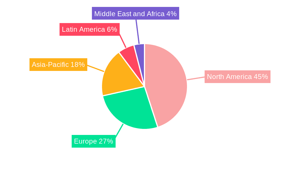 U.S. Veterinary Diagnostics Market Market Share by Region - Global Geographic Distribution