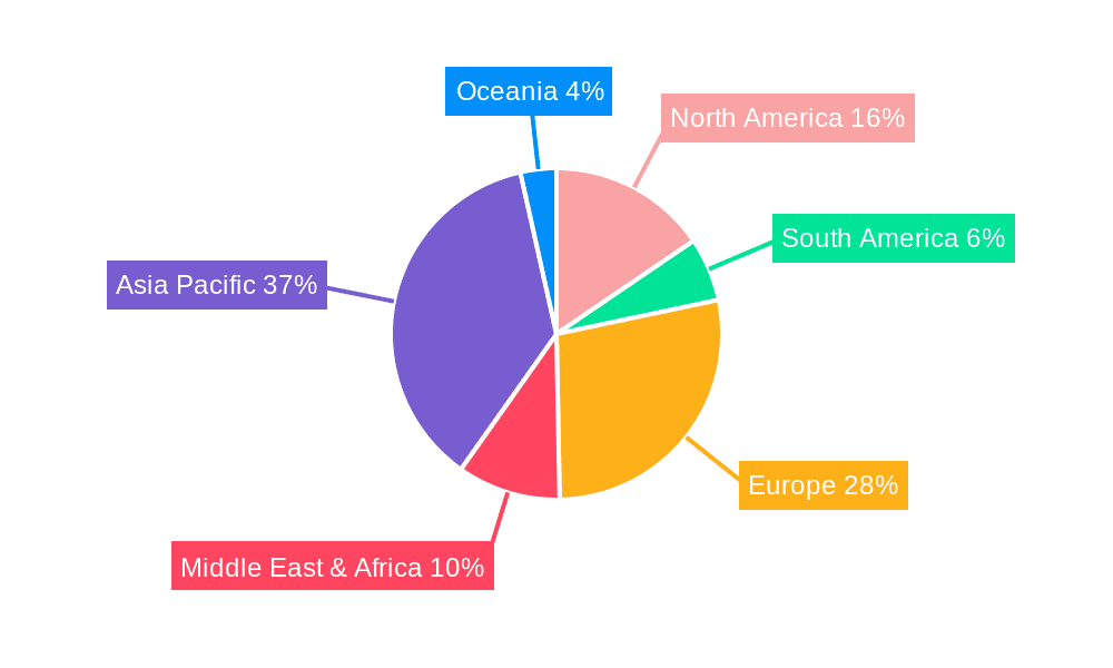 Valve Remote Control Market Share by Region - Global Geographic Distribution
