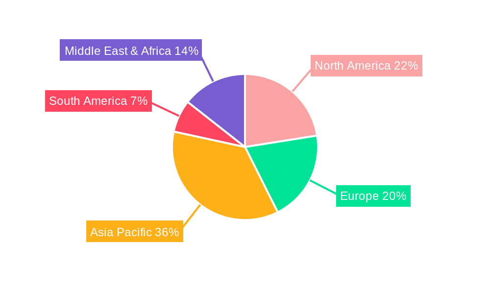 Wall Air Conditioner Deflector Market Share by Region - Global Geographic Distribution