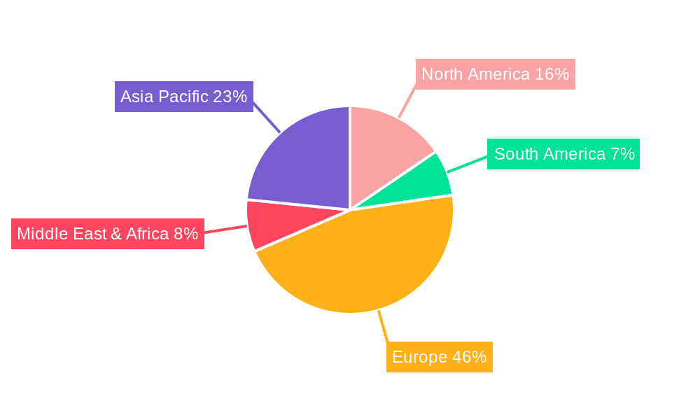 Wall Mounted Gas Boiler Market Share by Region - Global Geographic Distribution