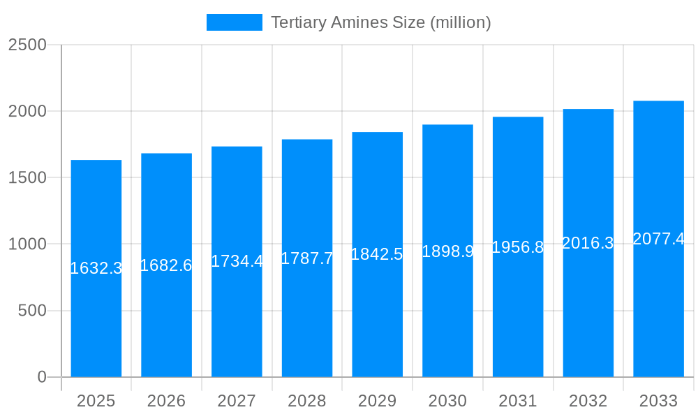 Tertiary Amines Market Size and Forecast (2024-2030)