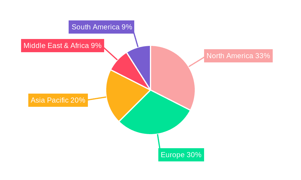 2-Seater Kart Market Share by Region - Global Geographic Distribution
