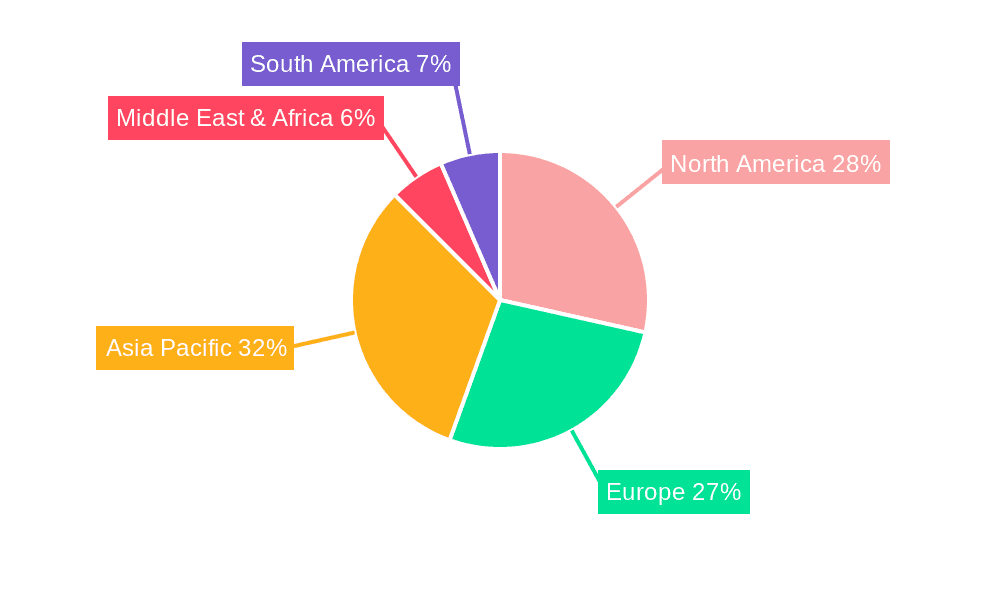 3D Metal Printers Market Share by Region - Global Geographic Distribution