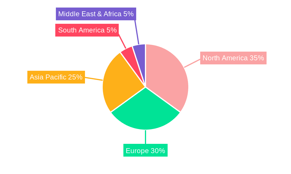 3D Printing Automotive Market Share by Region - Global Geographic Distribution