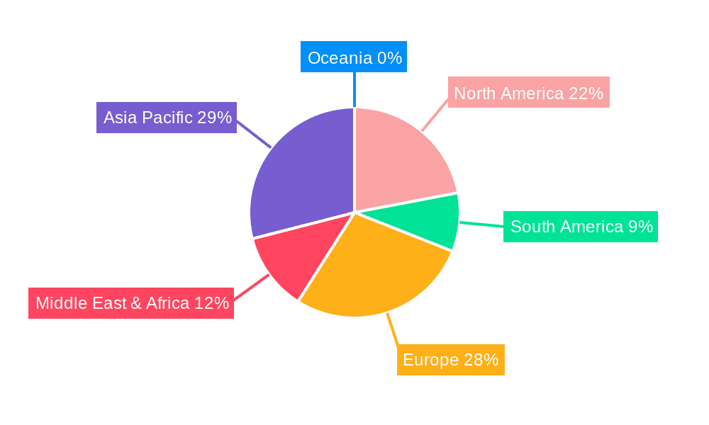 Adult Whole Milk Powder Market Share by Region - Global Geographic Distribution