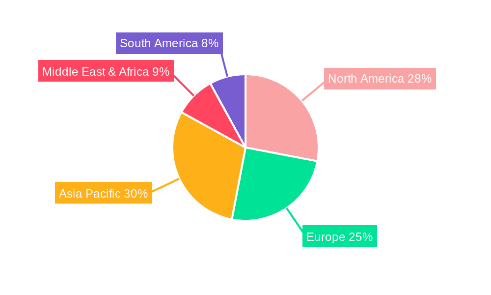 Airport Ball Deck Market Share by Region - Global Geographic Distribution