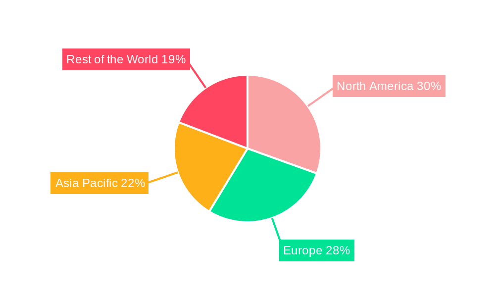 Bacterial Cell Culture Market Share by Region - Global Geographic Distribution
