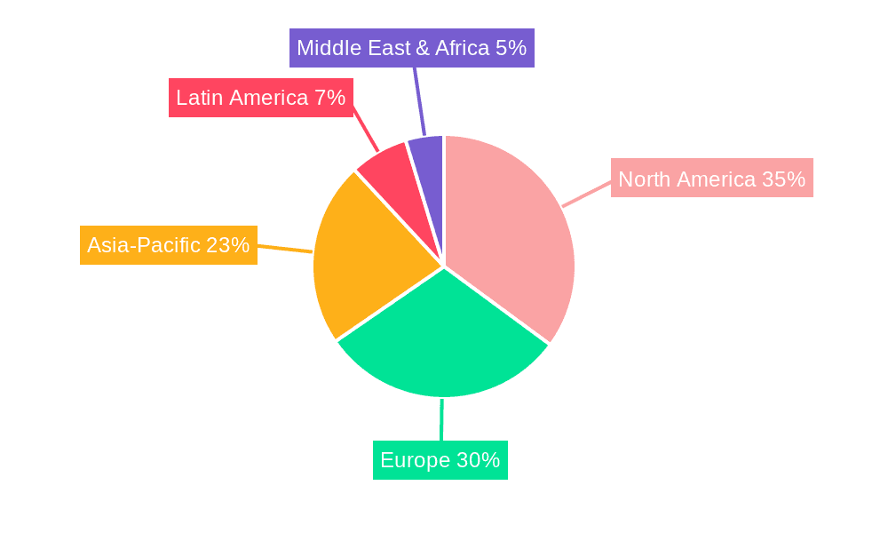 Beef Extract Market  Market Share by Region - Global Geographic Distribution