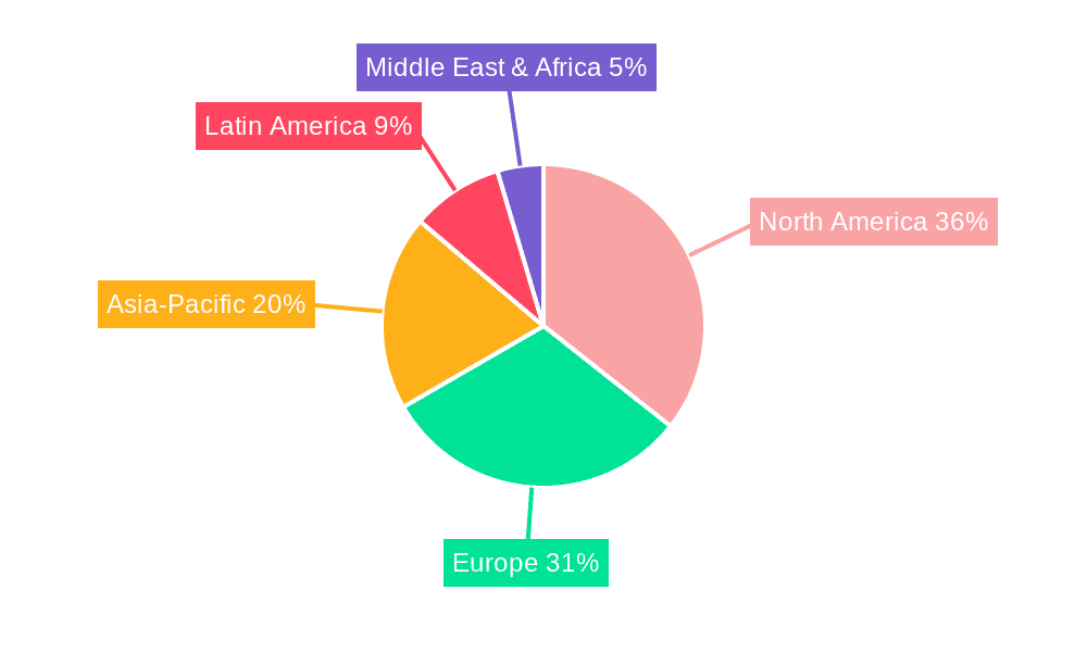 Beer Adjuncts Market Market Share by Region - Global Geographic Distribution