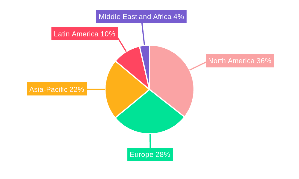 Bioanalytical Testing Market Share by Region - Global Geographic Distribution