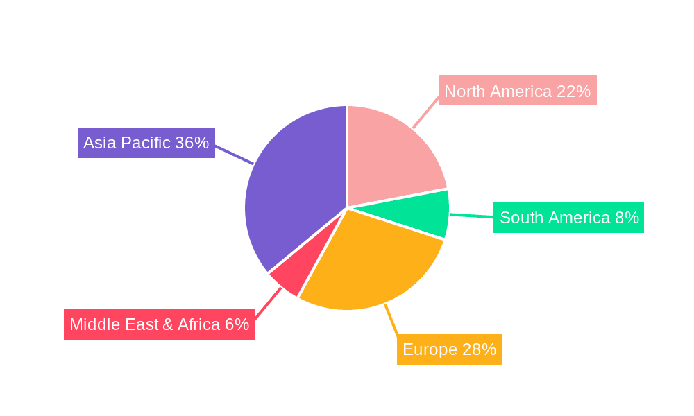 Biomass Polycarbonate Market Share by Region - Global Geographic Distribution