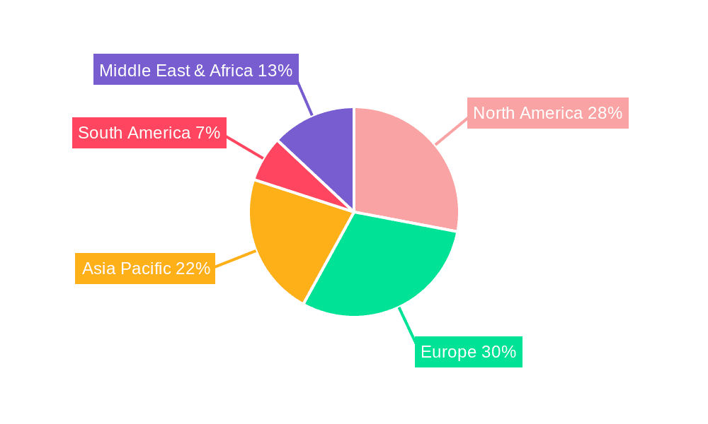 Boat Boarding Ladders Market Share by Region - Global Geographic Distribution