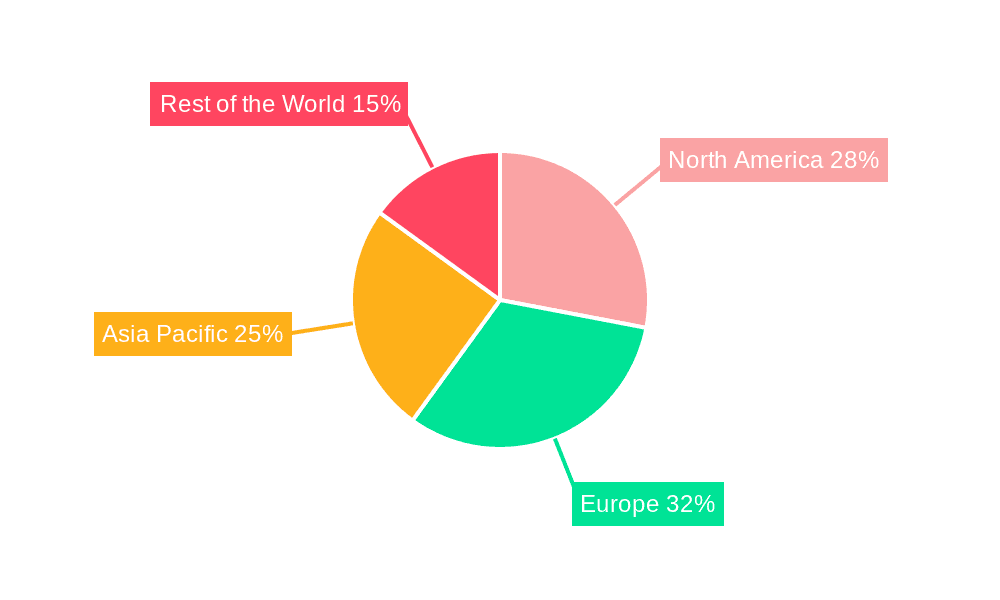 Boc-Lys(Z)-ONp Market Share by Region - Global Geographic Distribution