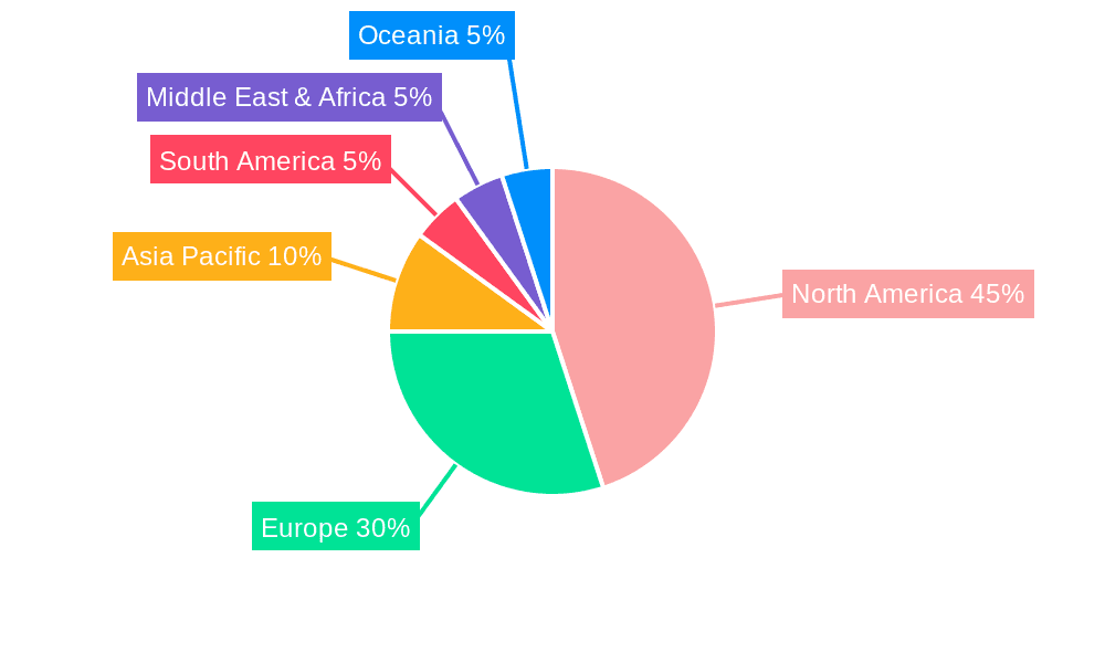 CBD Oil for Dogs Market Share by Region - Global Geographic Distribution