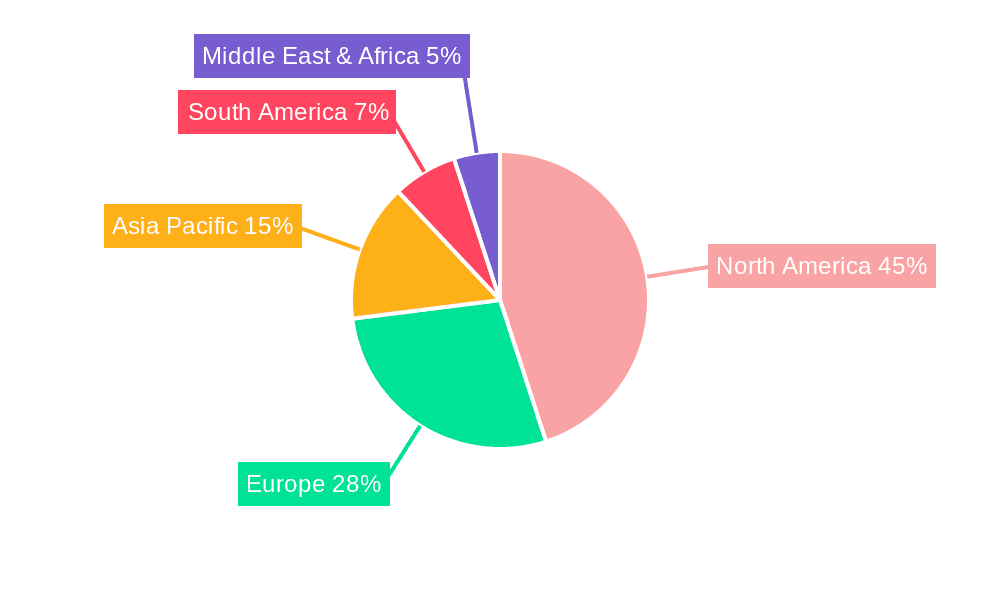 CBD Product for Pets Market Share by Region - Global Geographic Distribution