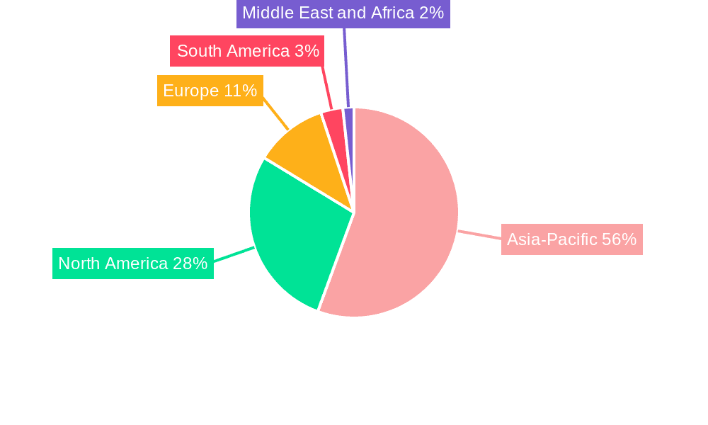 Canned Tuna Market Market Share by Region - Global Geographic Distribution