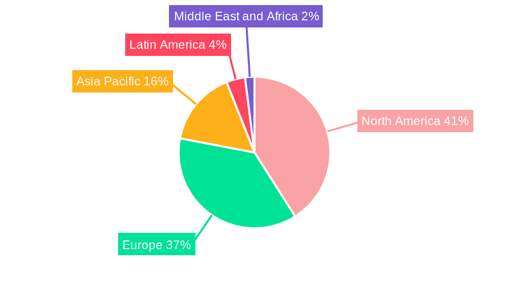 Coffee Machines Market  Market Share by Region - Global Geographic Distribution