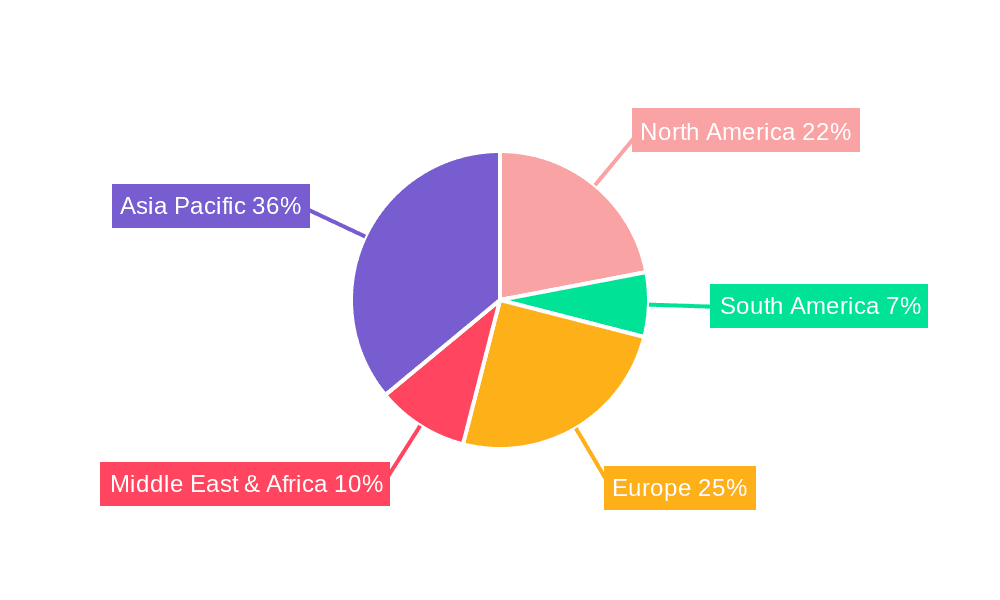 Cold Rolled Strip Market Share by Region - Global Geographic Distribution