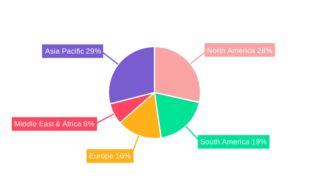 Cotton Seed Market Share by Region - Global Geographic Distribution