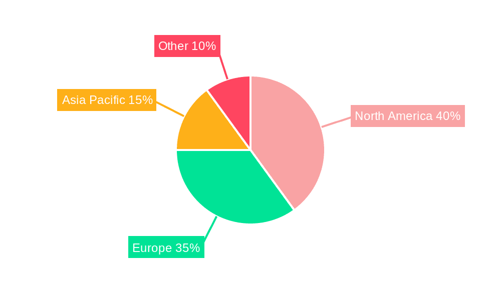 Cruise Travel Service Market Share by Region - Global Geographic Distribution