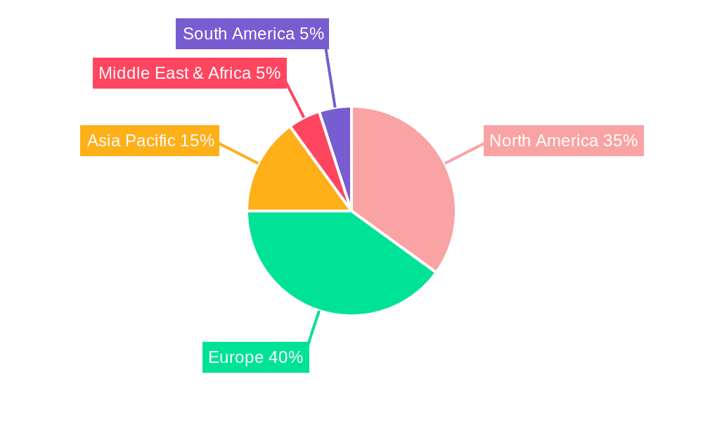 Cruising Super-Yacht Market Share by Region - Global Geographic Distribution