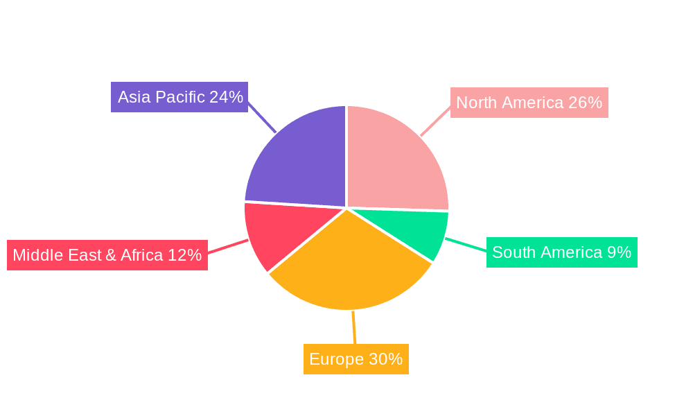 Cultural Tourism Market Share by Region - Global Geographic Distribution