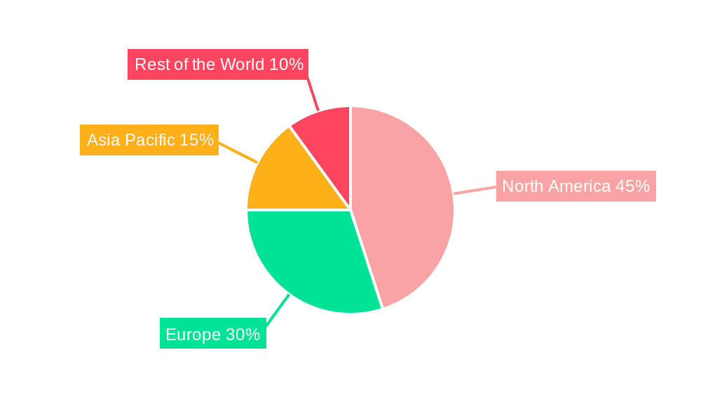 Cyber Insurance Market Market Share by Region - Global Geographic Distribution