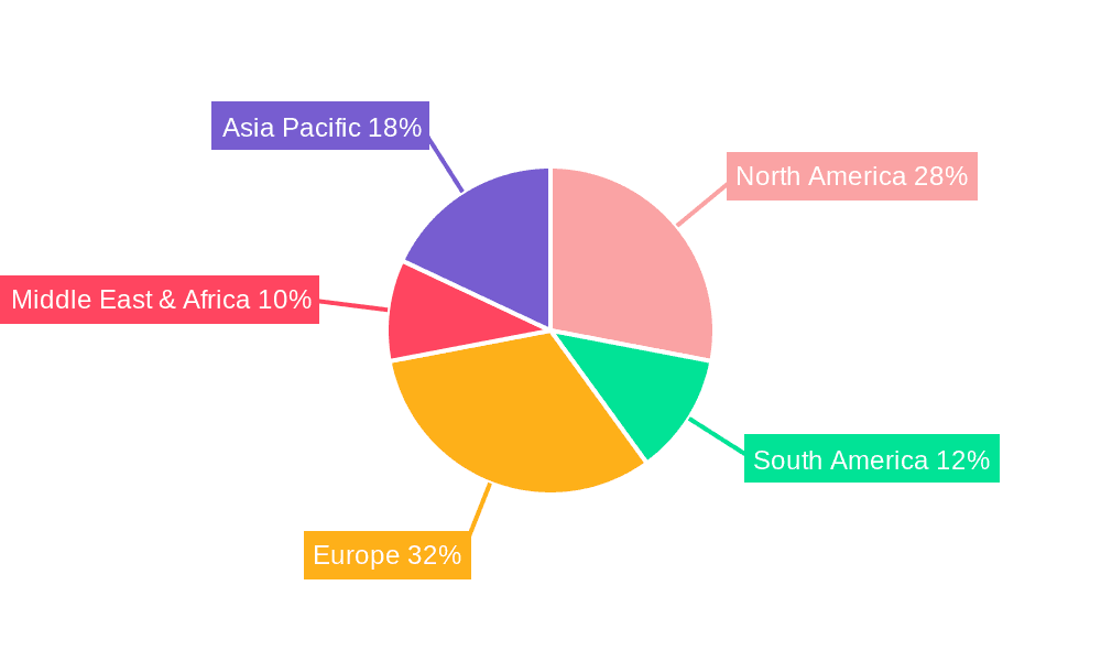 Double Tip Ampoules Market Share by Region - Global Geographic Distribution