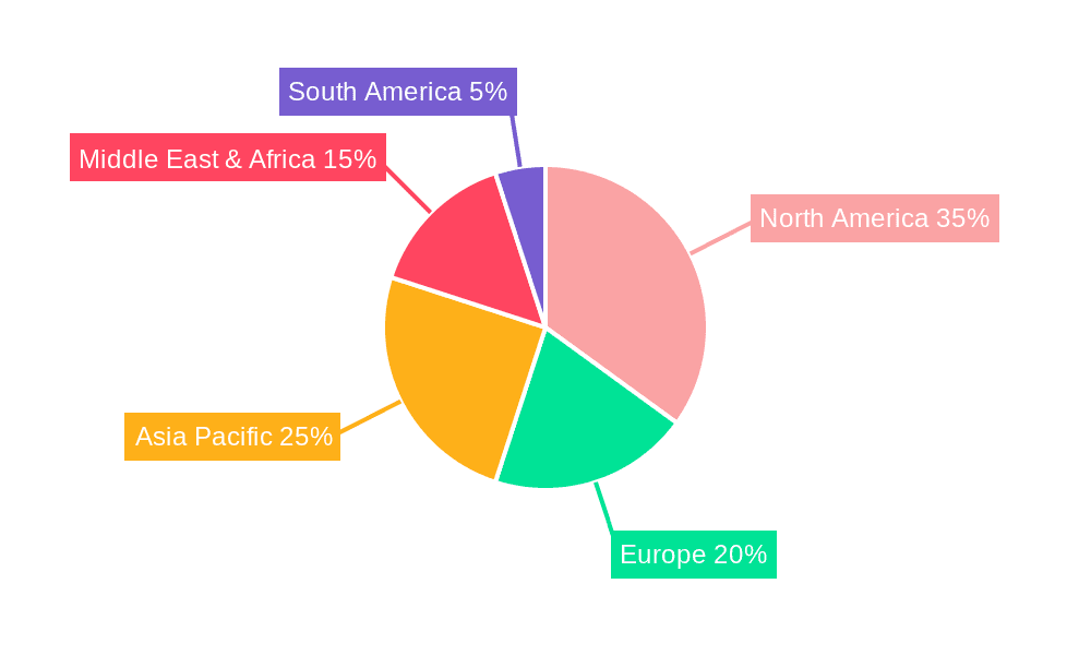 Drag Reducers Market Share by Region - Global Geographic Distribution