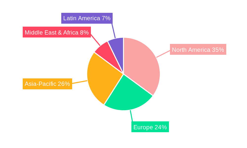 Drill Pipe Market Market Share by Region - Global Geographic Distribution