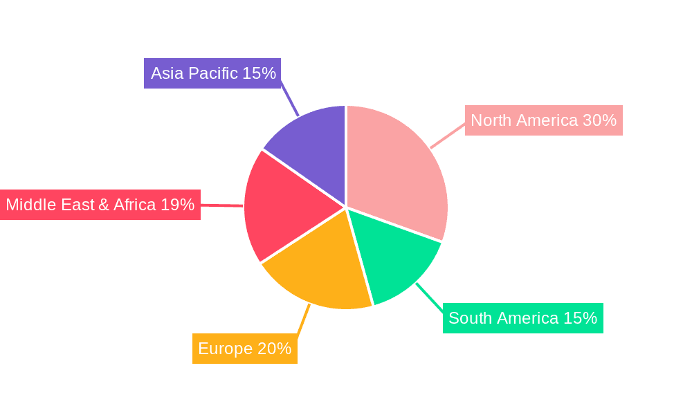 Drilling Masts Market Share by Region - Global Geographic Distribution