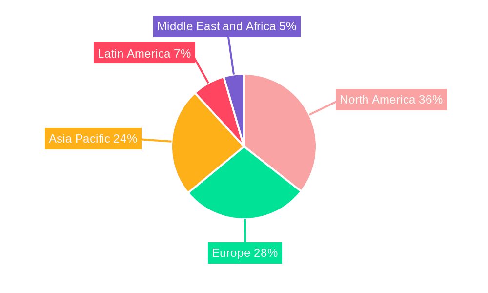 E-bike Charging Pile Market Share by Region - Global Geographic Distribution