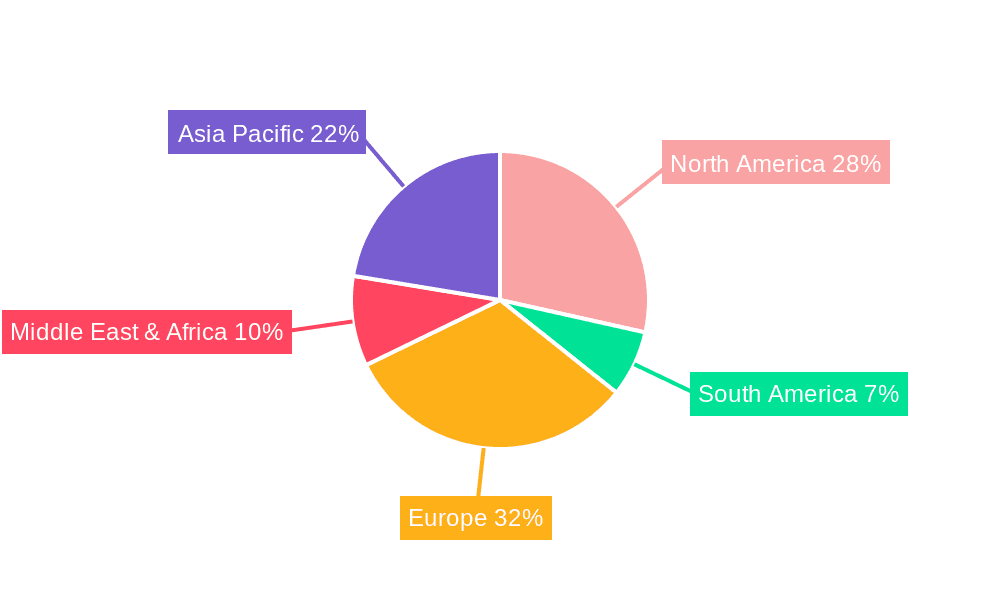 Effervescent Packaging Market Share by Region - Global Geographic Distribution