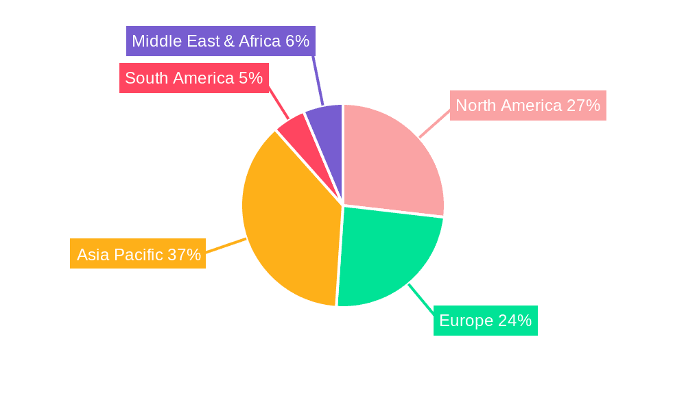 Erbium Isopropoxide Market Share by Region - Global Geographic Distribution