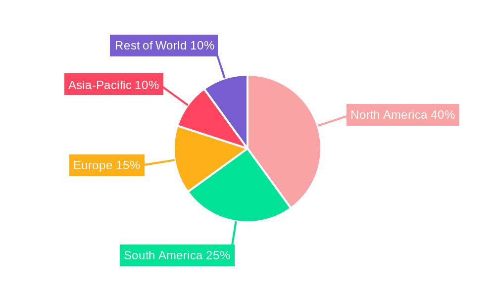 Ethanol Gasoline Market Share by Region - Global Geographic Distribution