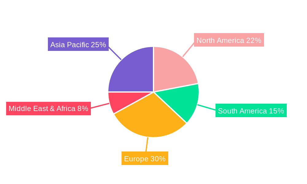 Farm Tractor Implements Market Share by Region - Global Geographic Distribution
