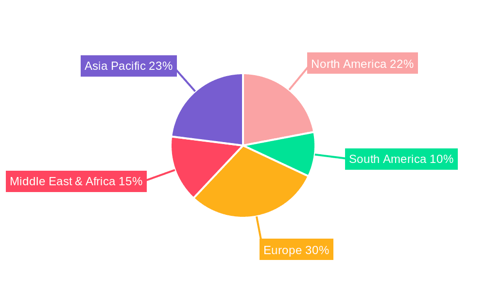 Formwork Plywood Market Share by Region - Global Geographic Distribution