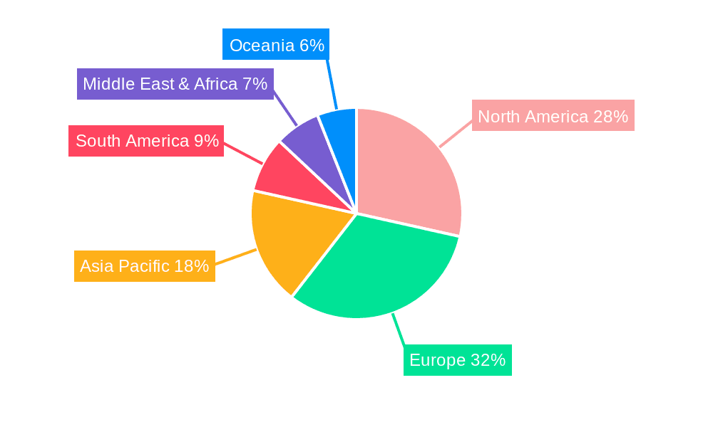 Freediving Watches Market Share by Region - Global Geographic Distribution
