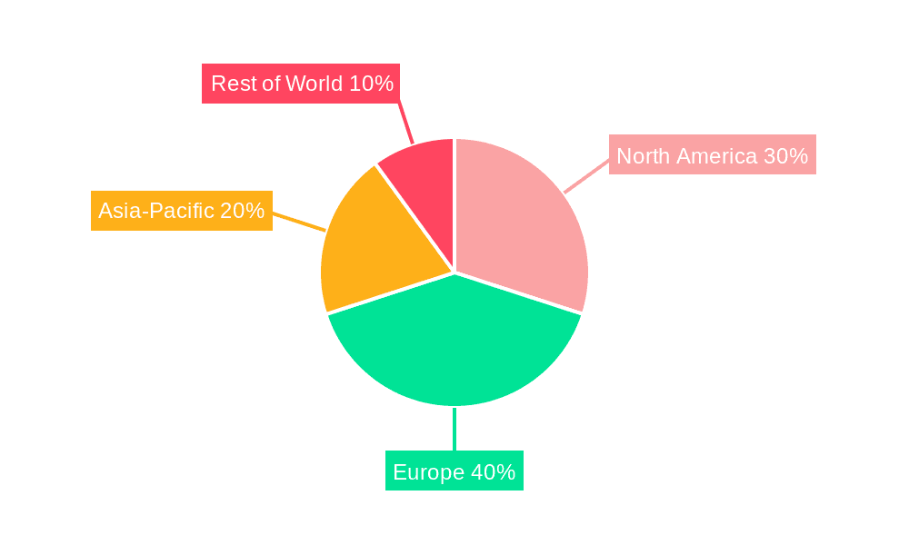 Frozen Smoked Salmon Market Share by Region - Global Geographic Distribution