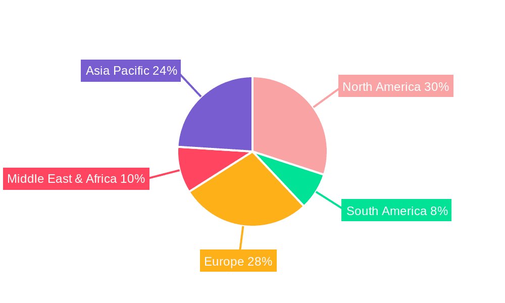 Garage Door Market Share by Region - Global Geographic Distribution