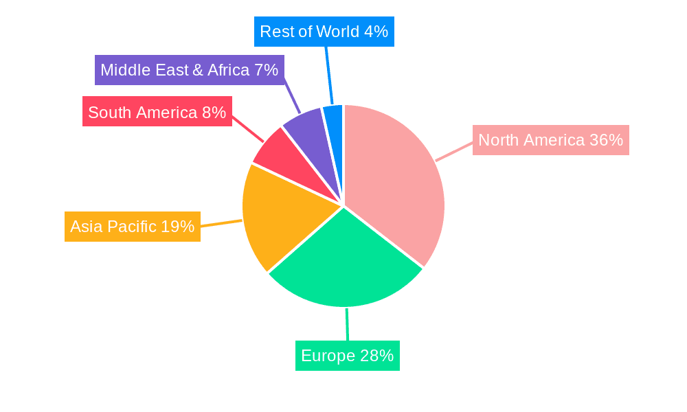 Gas Barbecues Market Share by Region - Global Geographic Distribution