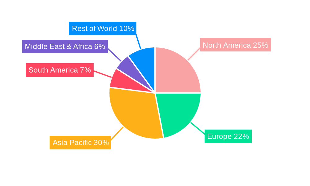 Haematococcus Market Share by Region - Global Geographic Distribution